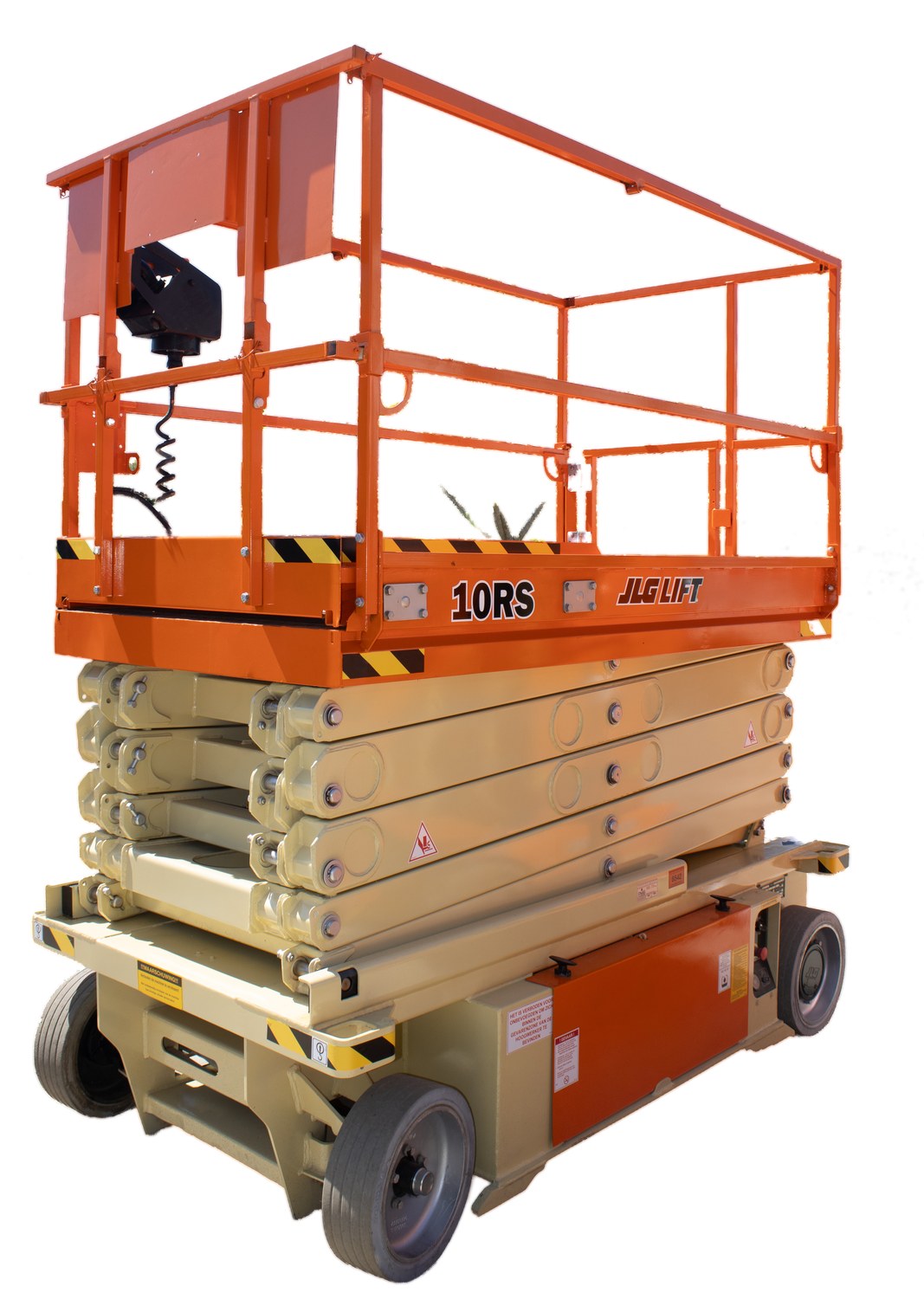 JLG 10RS - zijaanzicht